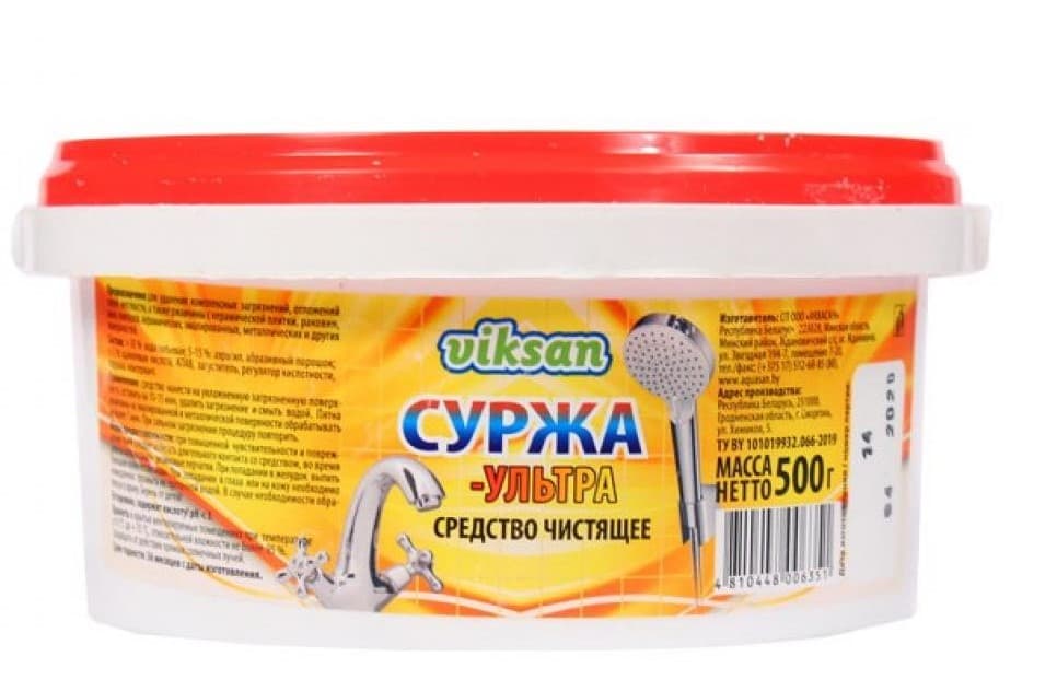 Средство чистящее "Суржа-Ультра" 500 г, пастообразное, РБ