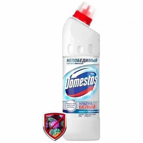 Средство для сантехники Domestos Ультра Белый, 1л, РФ — фото 3