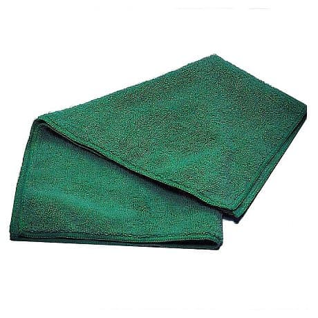 Салфетка из микрофибры 30х30см 190г/м2 зеленый, без упаковки, Китай