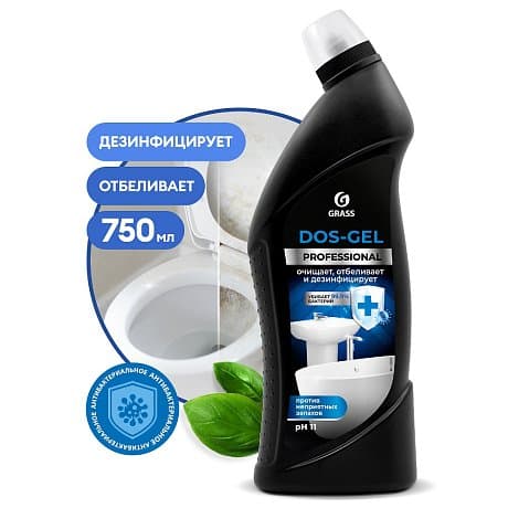Средство для сантехники DOS-Gel Professional 750 мл, РФ