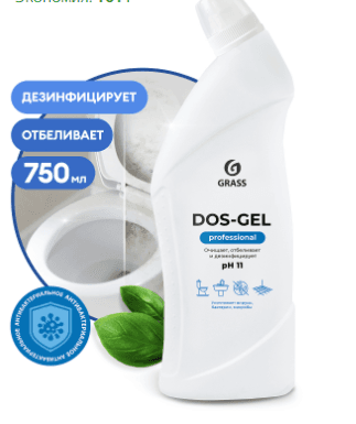 Средство для сантехники DOS-Gel Professional 750 мл, РФ — фото 2