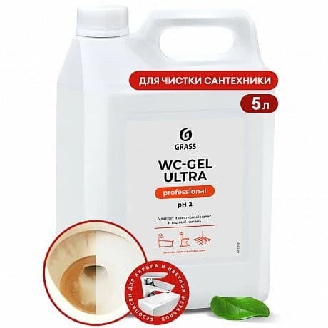 Средство для сантехники "WC-gel Ultra Professional", 5.3 кг, РФ
