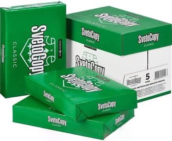 Бумага А4 80г/м 500л "Svetocopy", РФ
