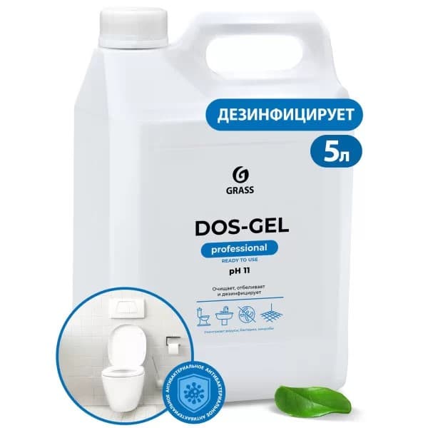Средство для сантехники DOS-Gel Professional гель 5л, РФ